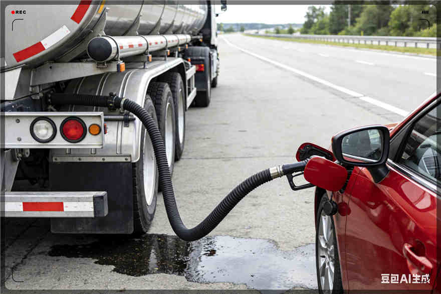 桥东区汽车救援送水案例